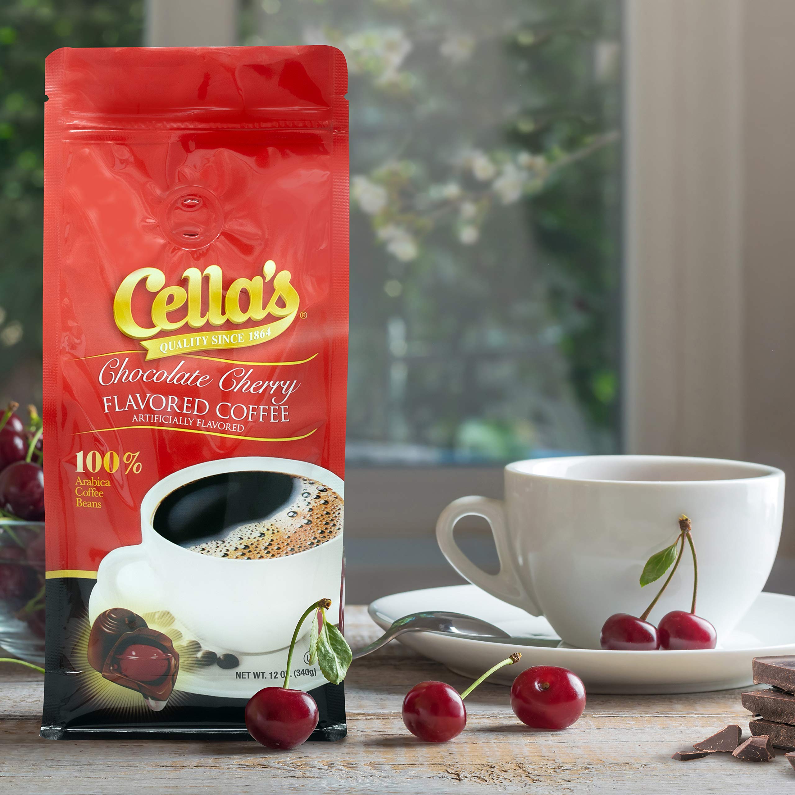 Amazon.com : Cella's Coffee Flavored Ground Coffee - Premium